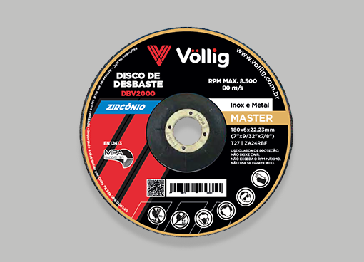 Disco de Desbaste Völlig DBV2000 Zircônio